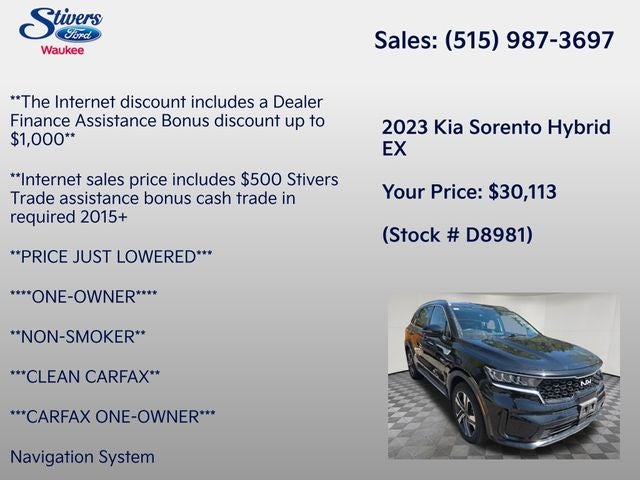 2023 Kia Sorento Hybrid EX