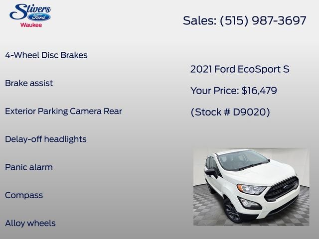 2021 Ford EcoSport S