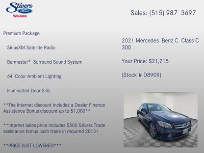 2021 Mercedes-Benz C-Class C 300 4MATIC®