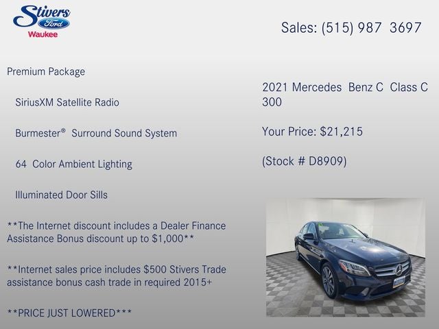2021 Mercedes-Benz C-Class C 300 4MATIC®