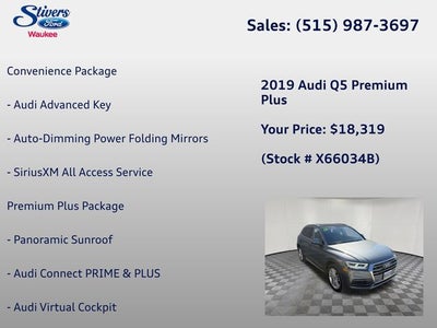 2019 Audi Q5 2.0T Premium Plus quattro