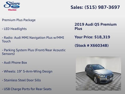 2019 Audi Q5 2.0T Premium Plus quattro