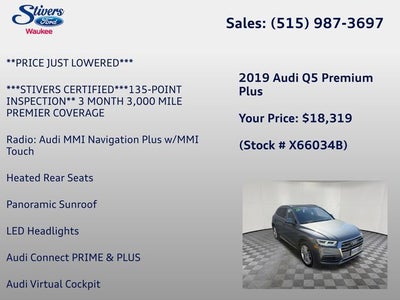 2019 Audi Q5 2.0T Premium Plus quattro