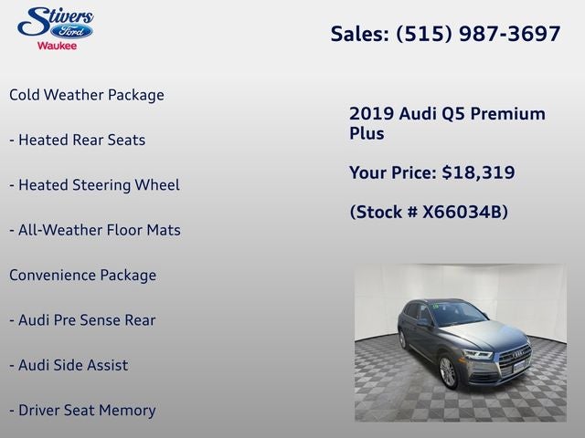 2019 Audi Q5 2.0T Premium Plus quattro