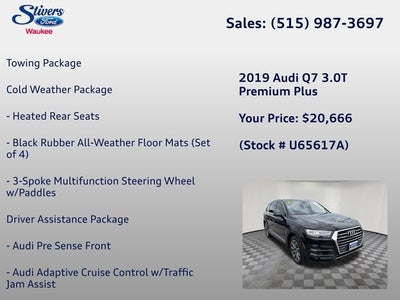 2019 Audi Q7 55 Premium Plus quattro