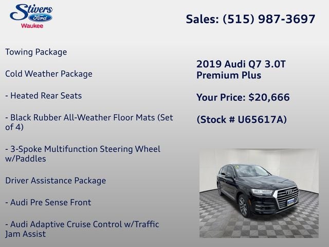 2019 Audi Q7 55 Premium Plus quattro