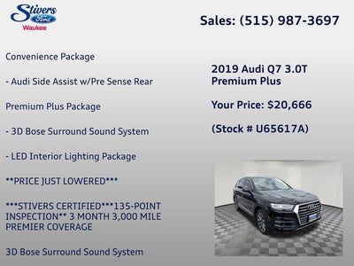 2019 Audi Q7 55 Premium Plus quattro