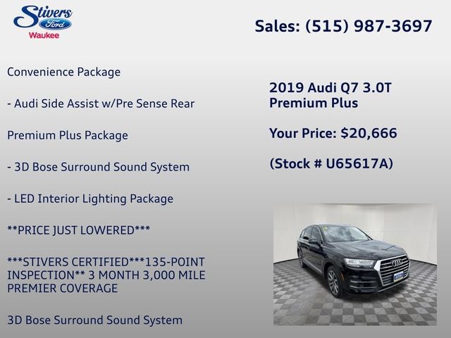 2019 Audi Q7 55 Premium Plus quattro