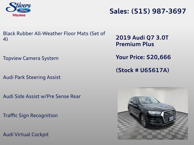 2019 Audi Q7 55 Premium Plus quattro