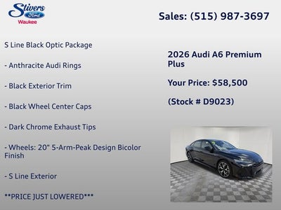 2026 Audi A6 Premium Plus quattro