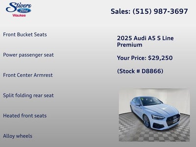 2025 Audi A5 Sportback 45 S line Premium quattro