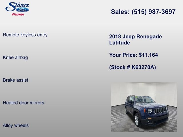 2018 Jeep Renegade Latitude
