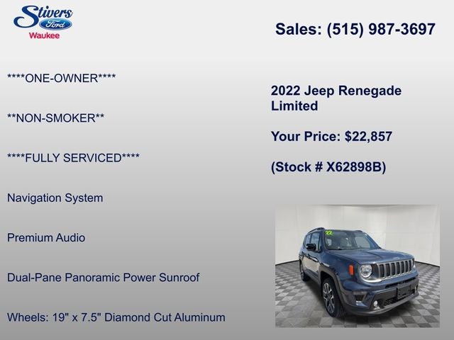 2022 Jeep Renegade Limited