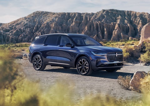 A 2024 Lincoln Nautilus® SUV is parked in a desert national park. | Stivers Lincoln in Waukee IA