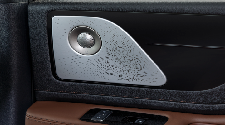 A close-up of a speaker located on the door’s interior is shown. | Stivers Lincoln in Waukee IA