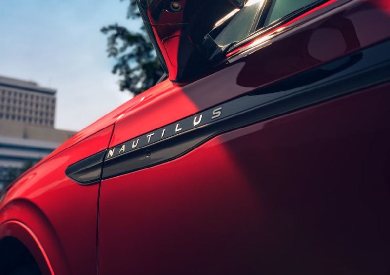 A side badge on the passenger door reads Nautilus. | Stivers Lincoln in Waukee IA