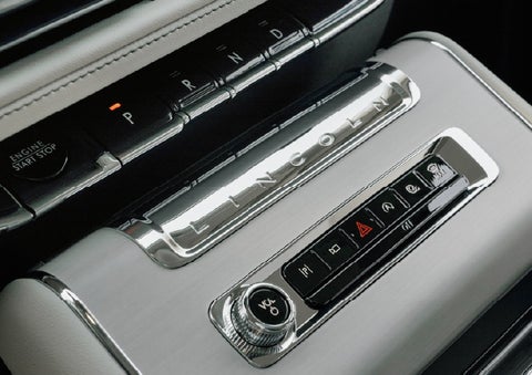 The piano key gear selector of a 2027 Lincoln Aviator® Back Label™ SUV. | Stivers Lincoln in Waukee IA